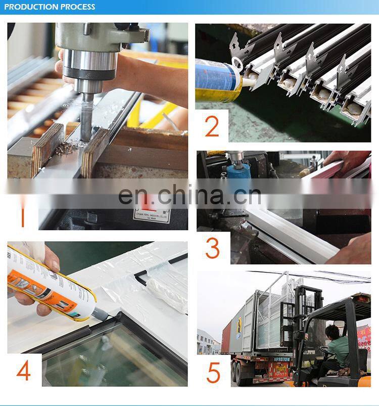 Aluminium sliding shop front door used aluminum commercial door