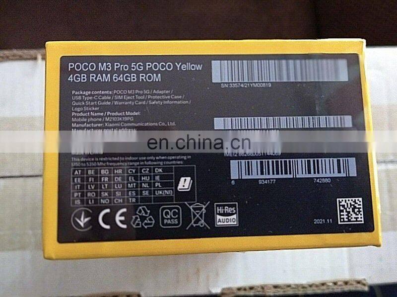 M3 Pro 5G Smart phone xia omi Poco m3 Pro Global Version Dimensity 700 90Hz 6.5 FHD+ DotDisplay Dual Sim NFC Xiomi M3 Pro Poco