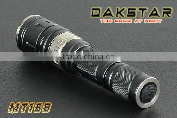 DAKSTAR MT16B XML T6 825LM 18650 Magnetic Police LED Flashlight With CREE