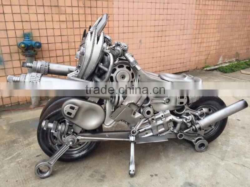 Iron motorcycle sculpture Megatron Motorcycle