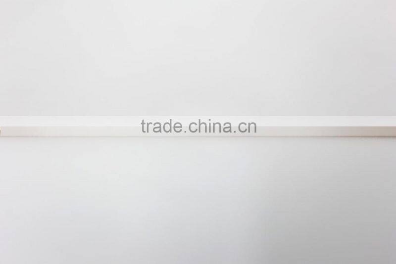 Simple design new model hollow rose gold plated pipe pendant necklace fashion jewelry with box chain for wholesale