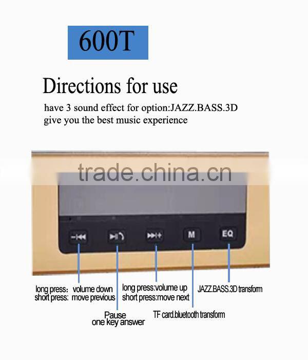 Touch Button wireless bluetooth speaker /dj speaker With TF card supported