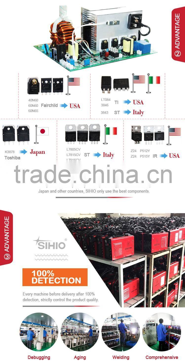 SIHIO red black inverter tig MMA 20-200 welding machine