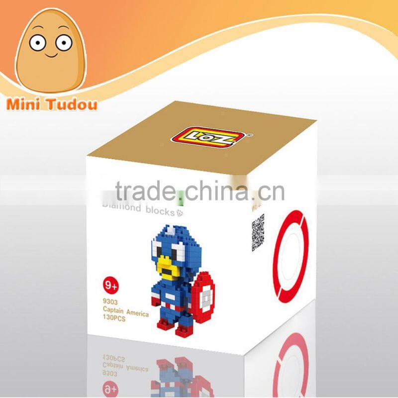 LOZ Diamond Blocks Cartoon Figure Blocks Present for Kids