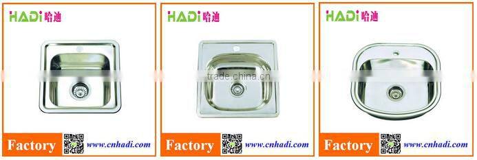 Drop in triple bowl stainless steel sink kitchen HD115040