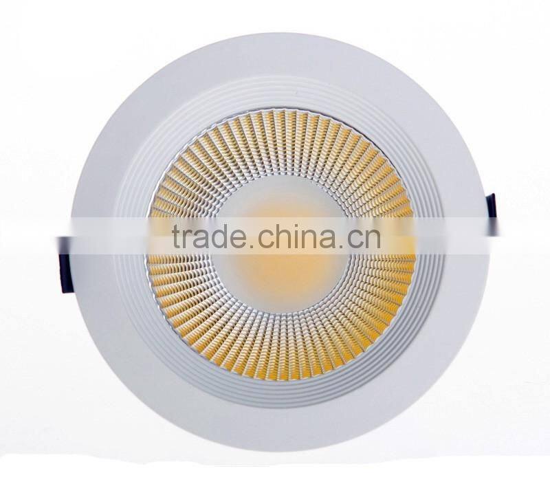 Die cast Aluminum 9w round cob led downlight led recessed down light dimmable led downlight CE/ROSH