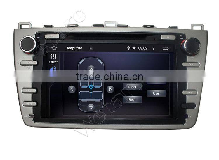 Wecaro in dash 2 din touch screen Android 4.4.4 car dvd gps navigation radio gps car media player for mazda 6 2008 -2012