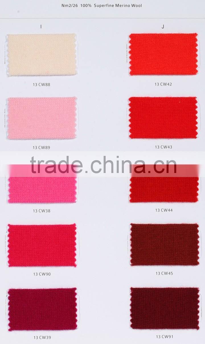 woolen 2/26nm 100% merino wool yarn, 80s tops mercerized