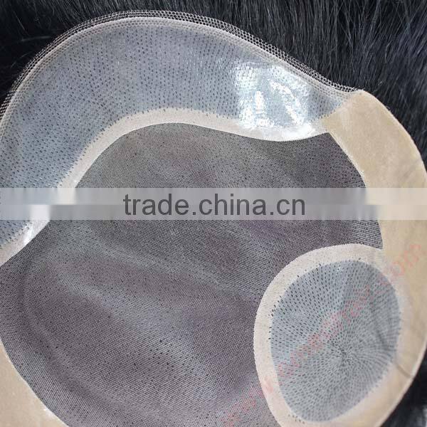 Highest Quality Brazilian Human Hair Mens Wigs