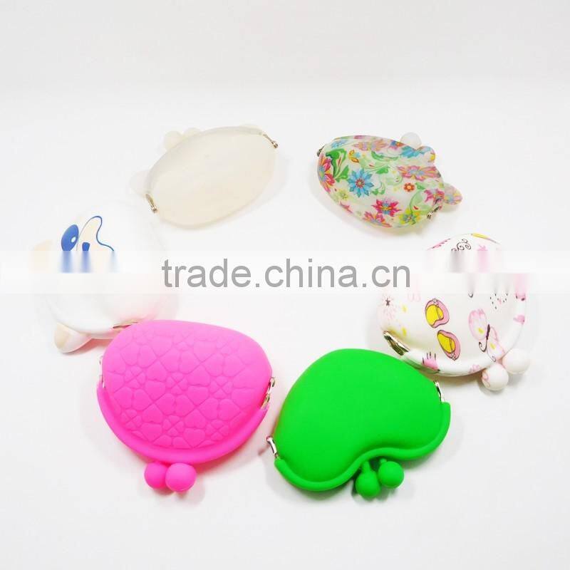 Colorful Silicone Purse Wallet Cute Animal New Design Silicone Coin Purse