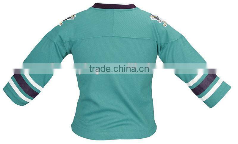 2016 OEM custom children hockey jersey with great price