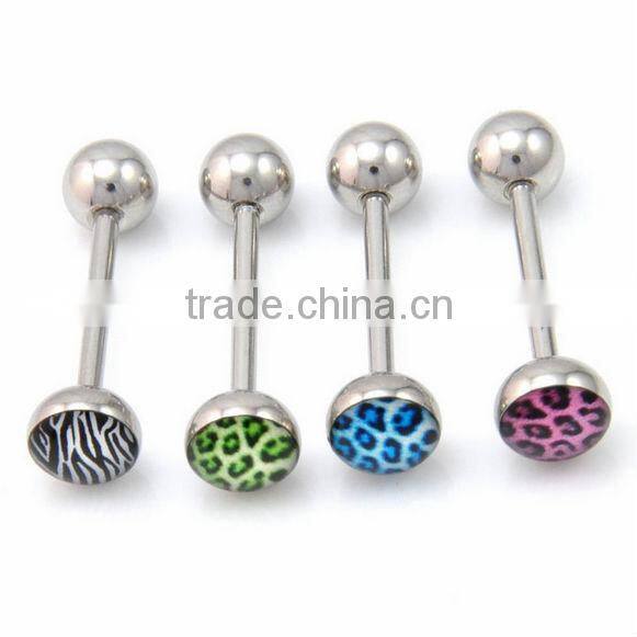 Anodized Tongue Rings Barbells Wholesale Body Jewelry Tounge