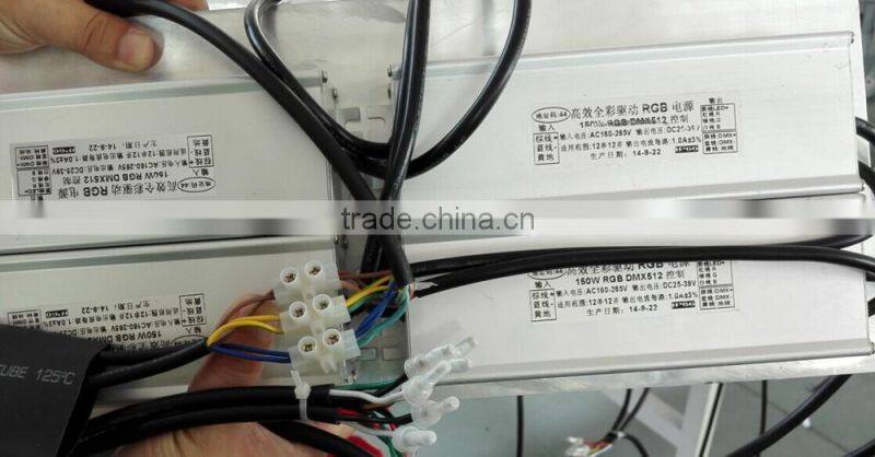 192*3w RGBW led wall washer outdoor stage lighting