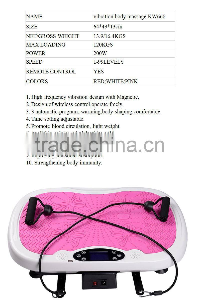 Smart product whole body vibration machine crazy fit massager with bluetooth Eilison