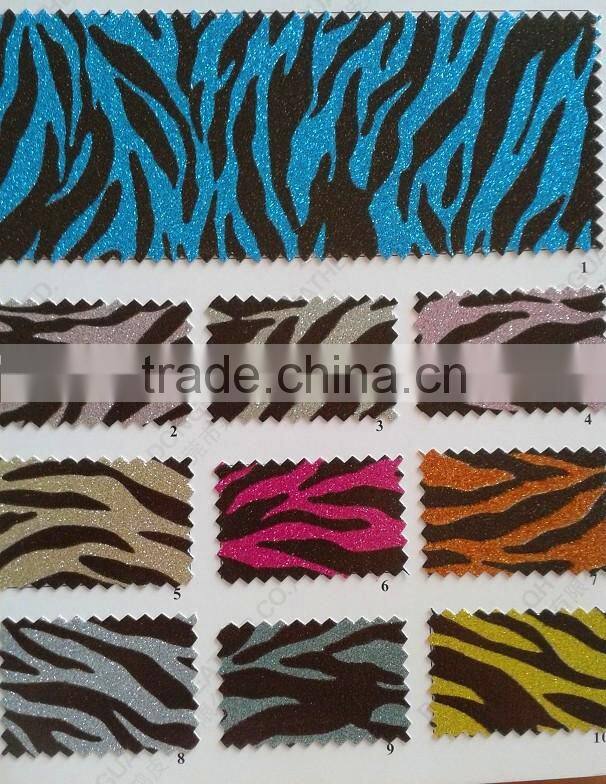 Wholesale special packaging flower printed glitter wallpaper