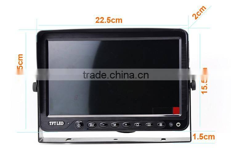 10.1inch HD digital LED monitor display car backup radar sensor system