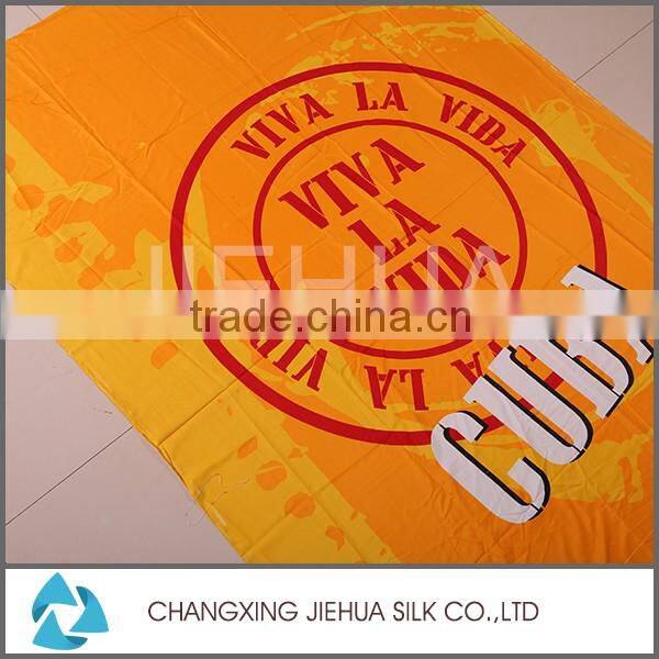 2016 trending products 100 polyester badge print fabric fleece