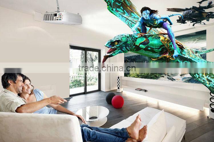 RGB 3 LED 3 LCD 1920 X 1080 WQXGA 3000 Lumens video projector screen for led projector