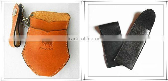 Good Quality Black Leather Dart Wallet
