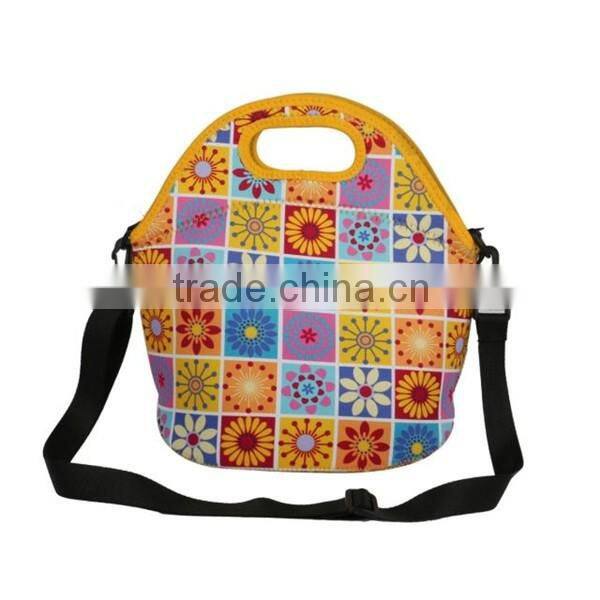 2016 Neoprene frozn lunch cooler bag with baldric