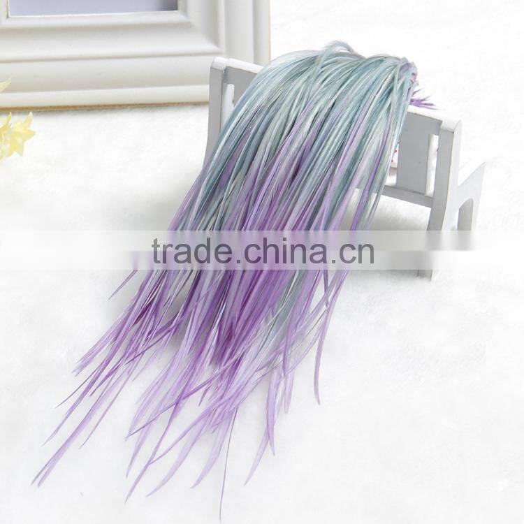 Hot Selling Grizzly real rooster cheap hair feather for sale
