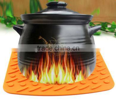 Hot sale FDA and LFGB food grade silicone table mat & silicone placemat