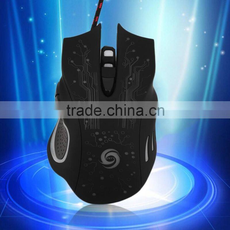 High Quality 5500DPI Optical Colorful Lights Wired Game Gaming Mice Mouse for Laptop PC New Arrival