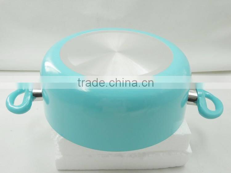 MSF-6688-casserole pot pressing aluminum cookware casserole hot pot