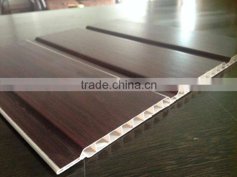 pvc laminated panel wave 2 grooves