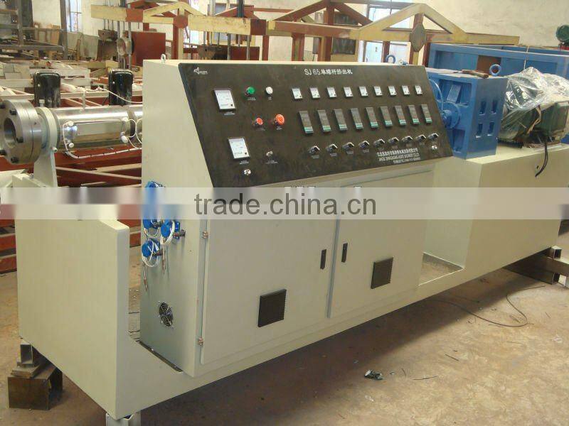 320kg/h single screw plastic extruder with high output