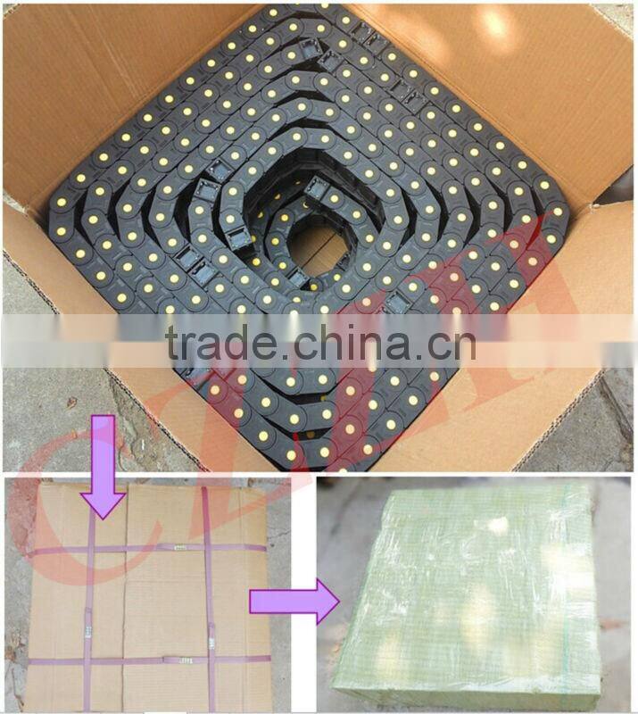 CNC machine wholesale 45mm plastic coated drag chain