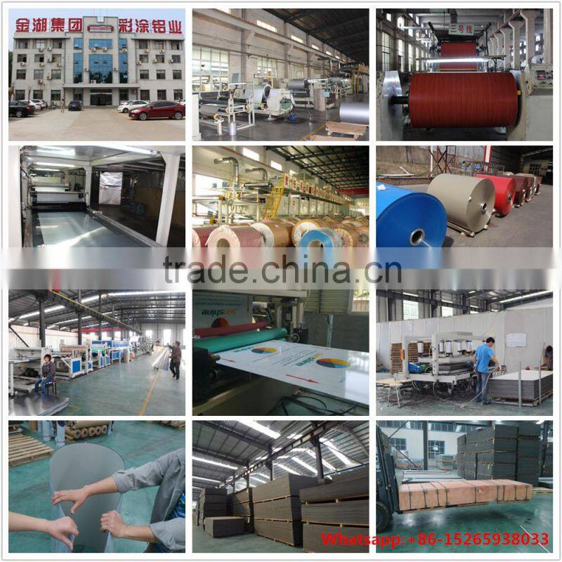 China supply ACP Panel (3mm*0.12mm) for Internal Wall Decoration