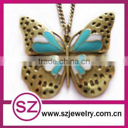 Antique bronze necklace chain design hot sale