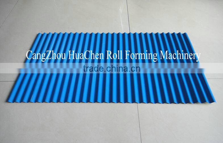aluminum corrugated metal iron sheet roofing making machine