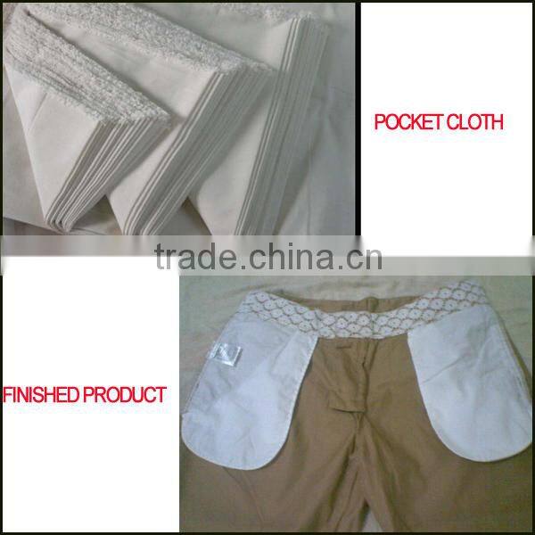 China factory polyester cotton lining fabric dress lining men's t shirt fabric