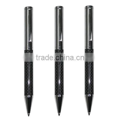 2016 hot selling real carbon fiber metal ballpoint pen
