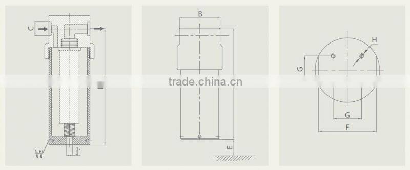 high pressure filter for lpg nature gas filter