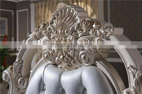 new product bedroom set/ home furniture/ king size bed/ carved wood and MDF bedroom set L105A