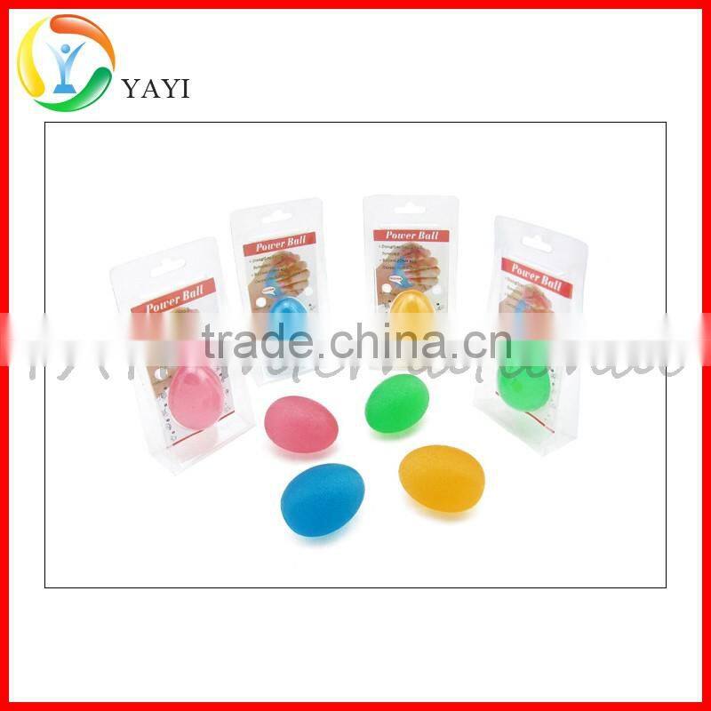 Stress Relief Hand Exerciser Squeeze Exercise Egg Shaped Ball