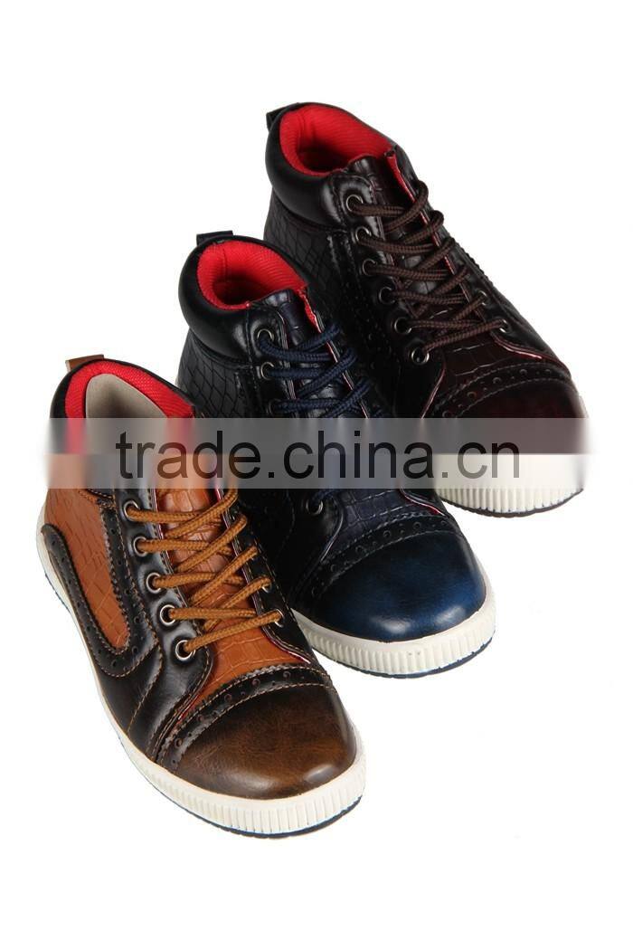 Superior Quality Leather Ankle Boots For Boys Men Casual Shoes