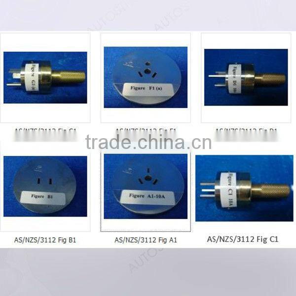 AS NZS 3112 Australian New Zealand Plugs and Socket-outlets gauge