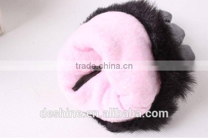 wholesale lady's pu leather gloves ST116