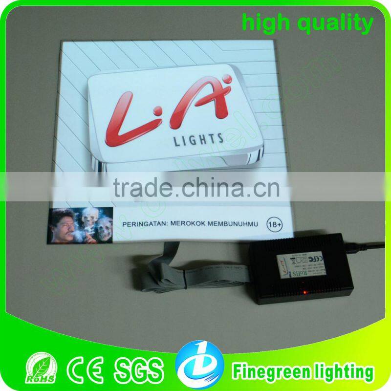 luminescent safety sign, digital advertising panels