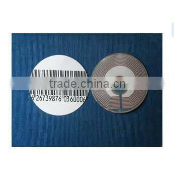 RF 40mm round EAS Label R40 RF sticker Label in roll serial number sticker labels
