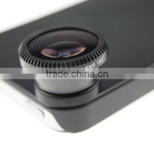 2014 Hot With Case 180 Degree Fisheye Lens For Iphone 4