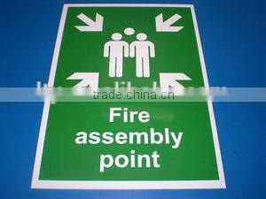 A4 pvc safety exit sign(M-CS084)