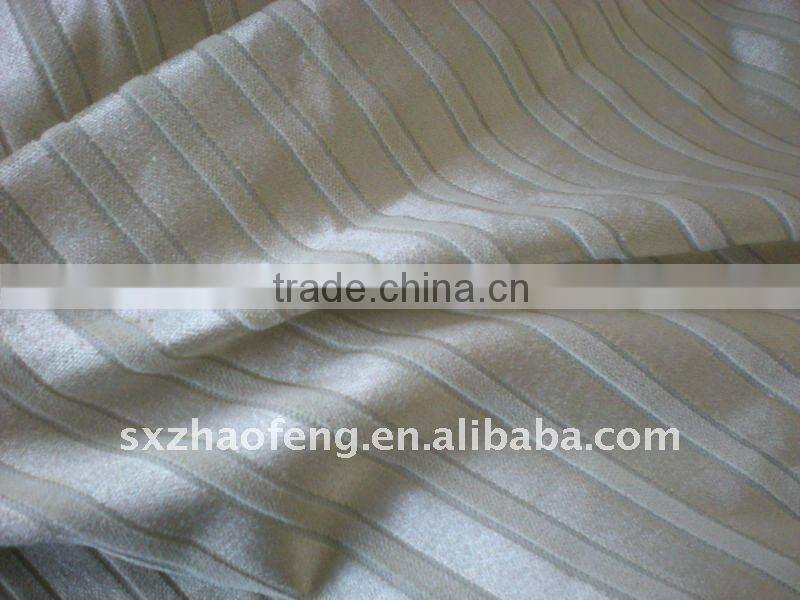 stripe velvet upholstery fabric