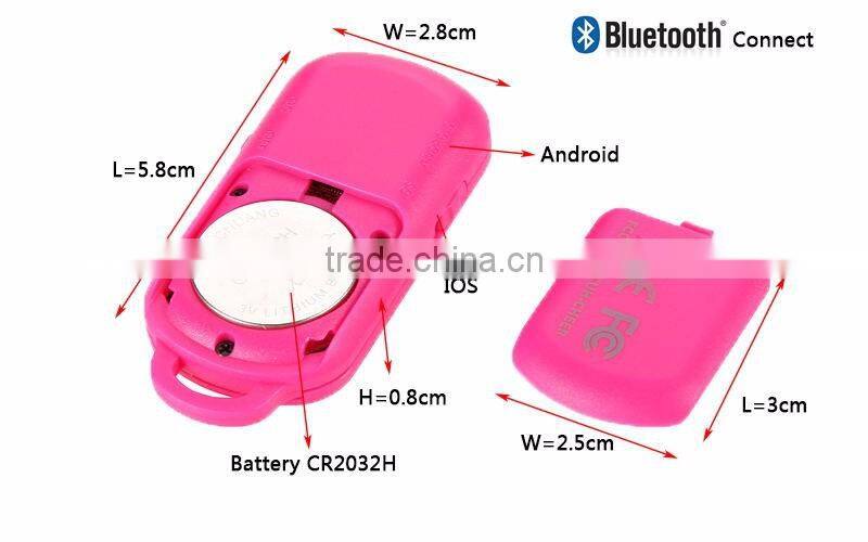 Gleese Mini selfie stick bluetooth remote shutter with telescopic baton tripod