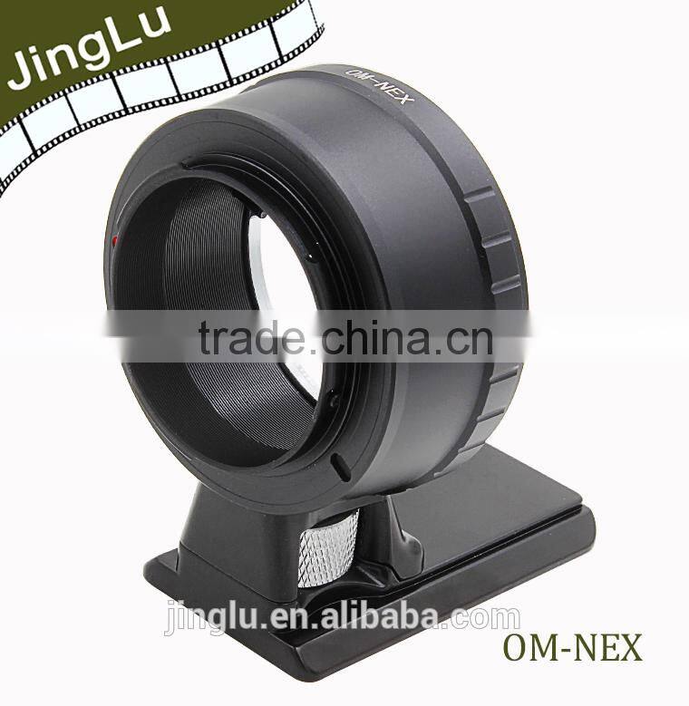 lesn adapter ring with long tripod for Olympus OM lens to S ony NEX-3 NEX-5 E mount