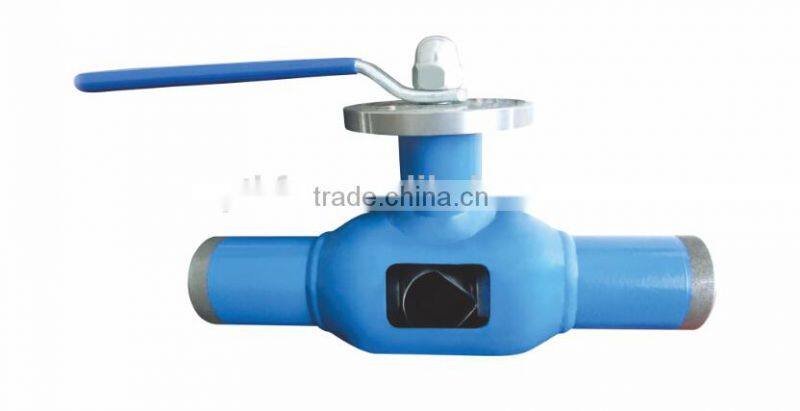 TKFM hot sale water industry use flow balance fully welded ball valve